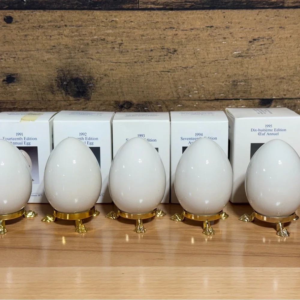Decorative Porcelain Egg Collection set